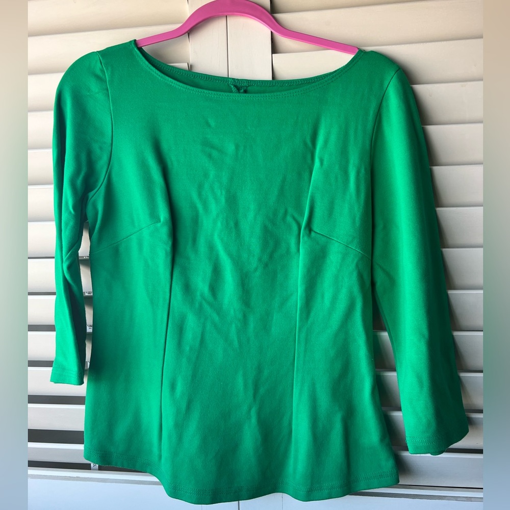 Pinup Girl Couture Laura Byrnes Sabrina Top Large green